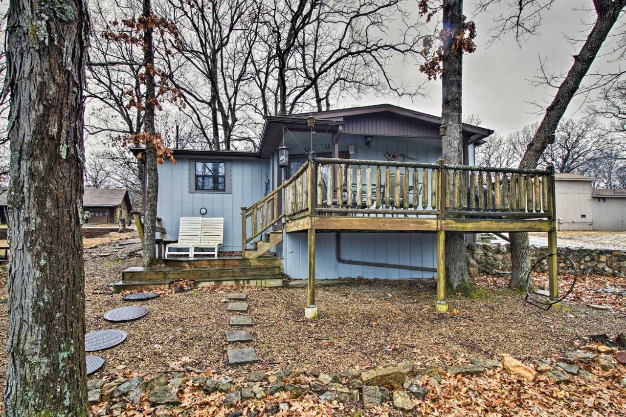 Rustic Stockton Lake Cabin Half Mile To Boat Ramp! Bagian luar foto